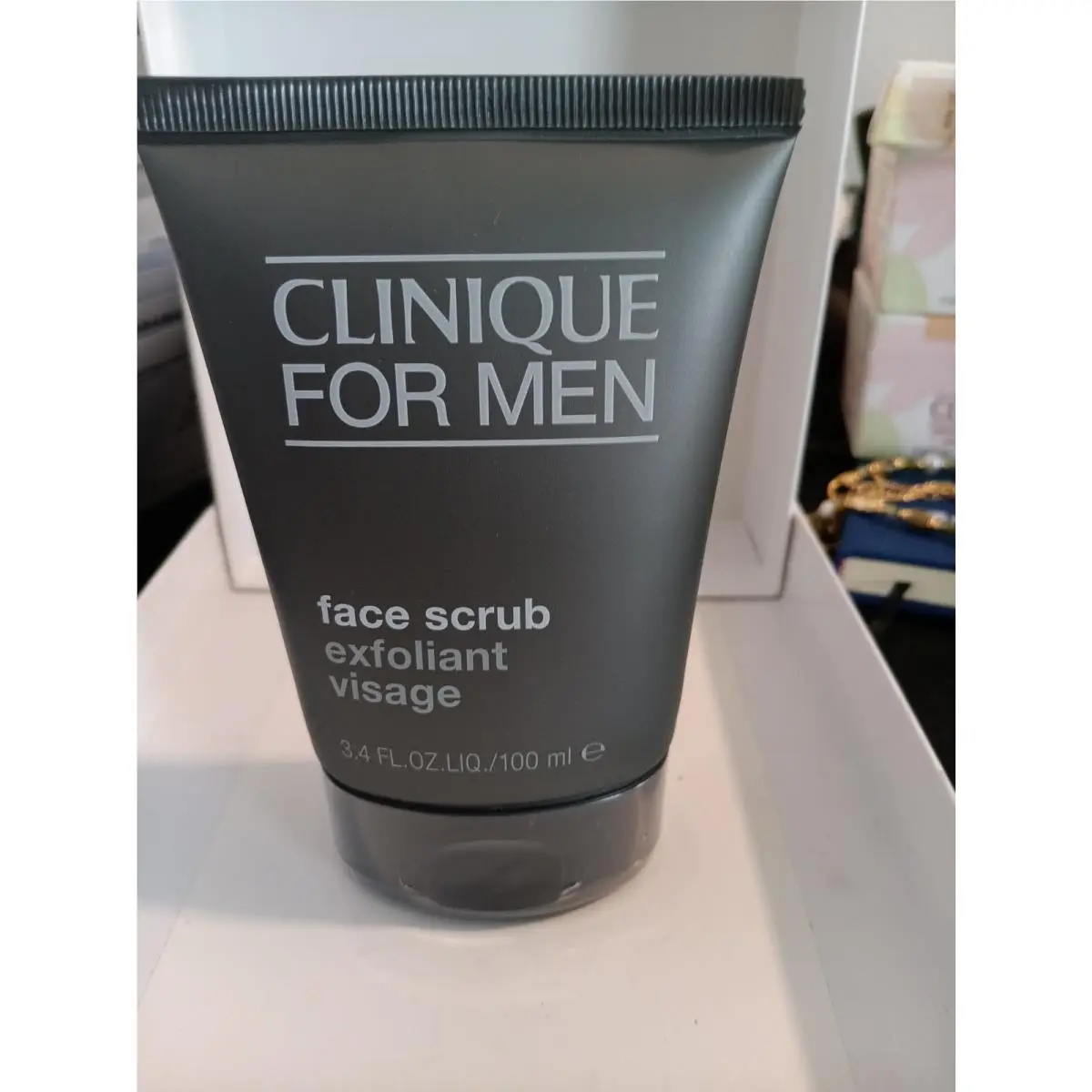 Lot of 3: Clinique For Men Face Scrub Exfoliant 3.4oz 3= 10.2 oz