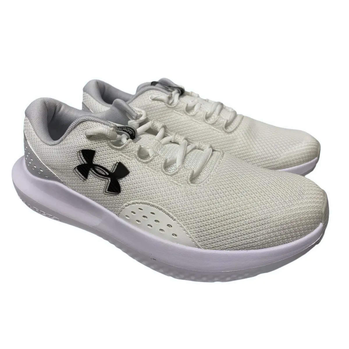 Under Armour Men`s Durable Rubber Superior Comfort Charged Surge 4 Sneaker - White