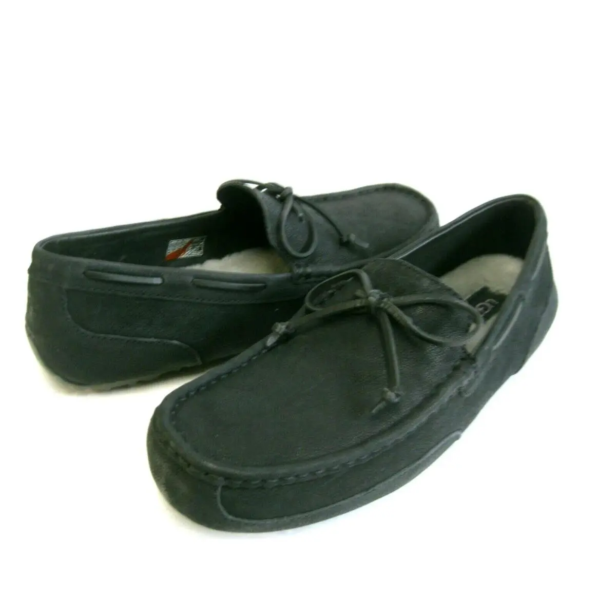 Ugg Chester TS Men Shoes Leather Black US 12 /uk 11 /eu 45