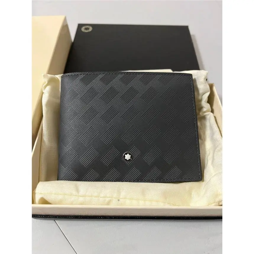 Montblanc Extreme 3.0 Wallet 6CC Black Leather Bifold Box Box