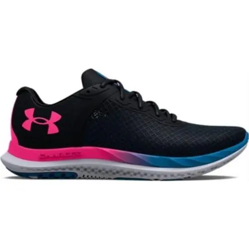 Women`s Charged Breeze Running Shoe Black/electro Pink/electro Pink by Under Armour