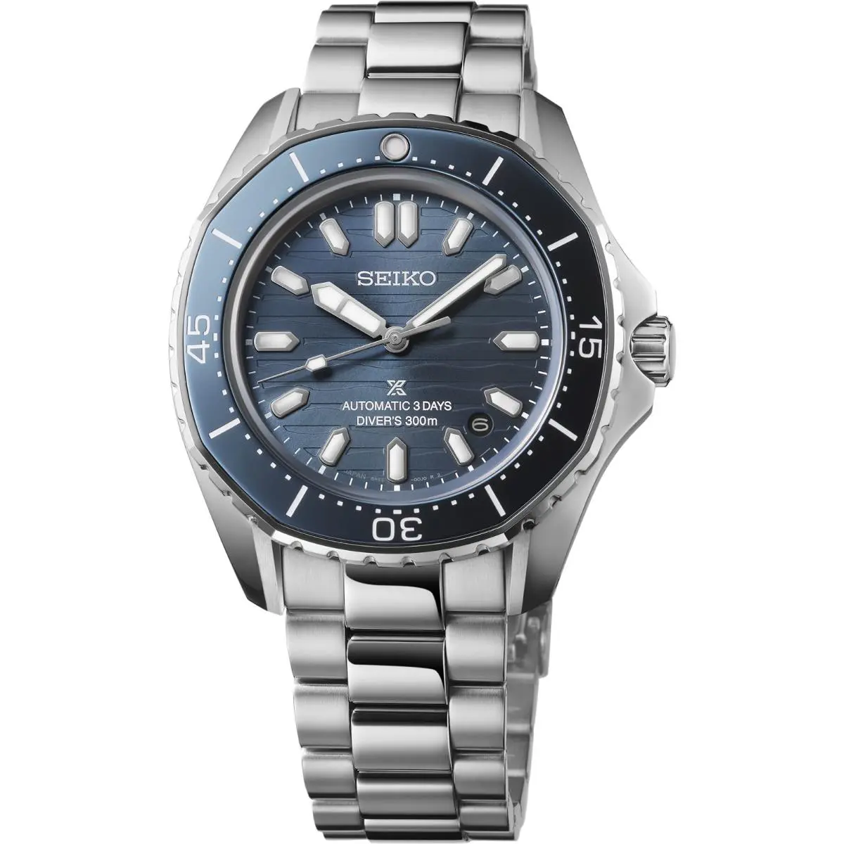 Seiko Prospex Auto Blue Dial Stainless Diver’s Men`s Watch SPB483