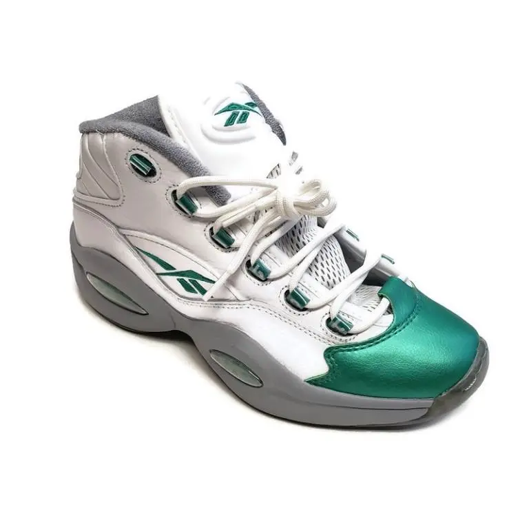 Reebok Question Mid Gridiron Philadelphia Eagles Mens Size 8 Shoes Green FZ3993
