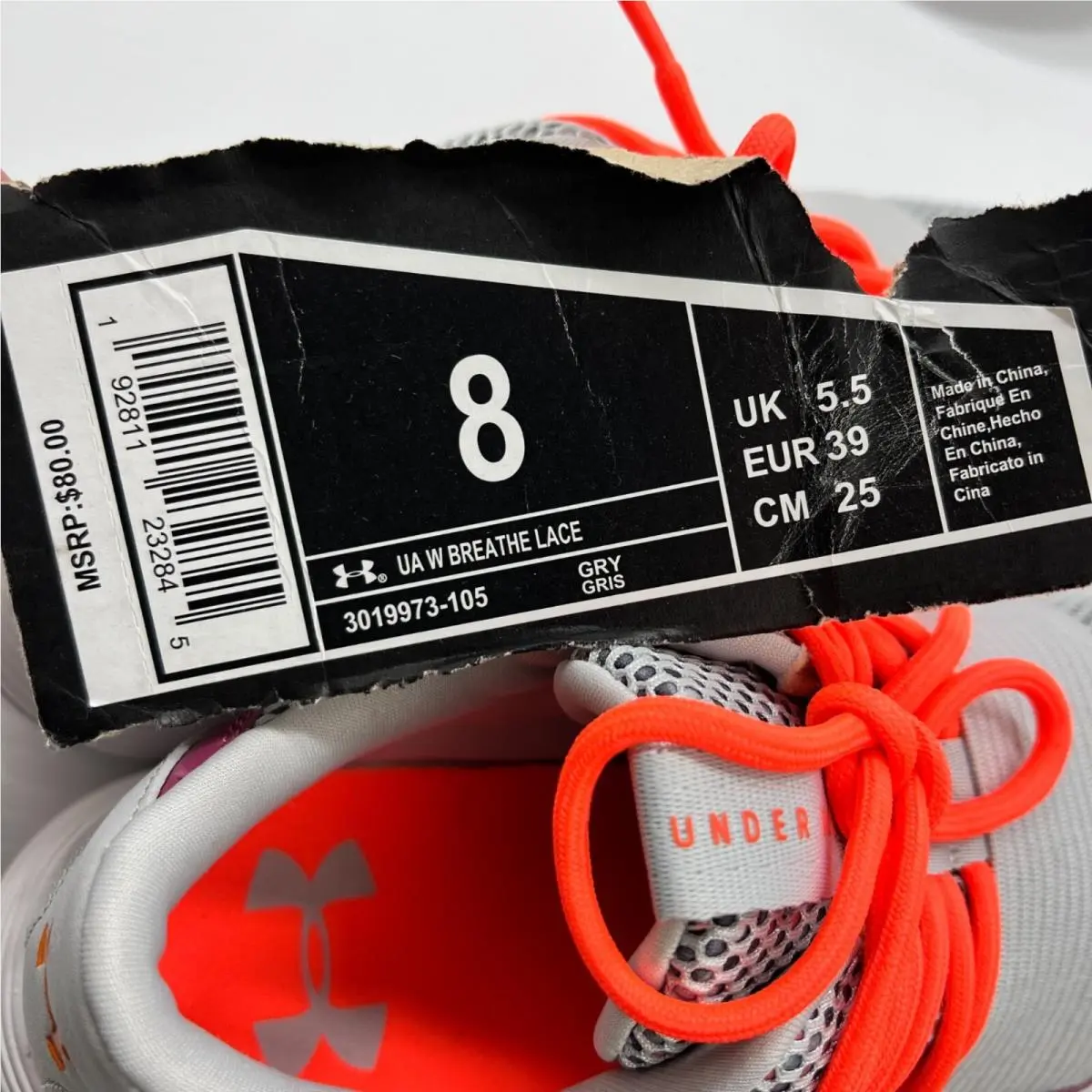 Under Armour shoes - 3019973105 - 3019973105 - Gray 8