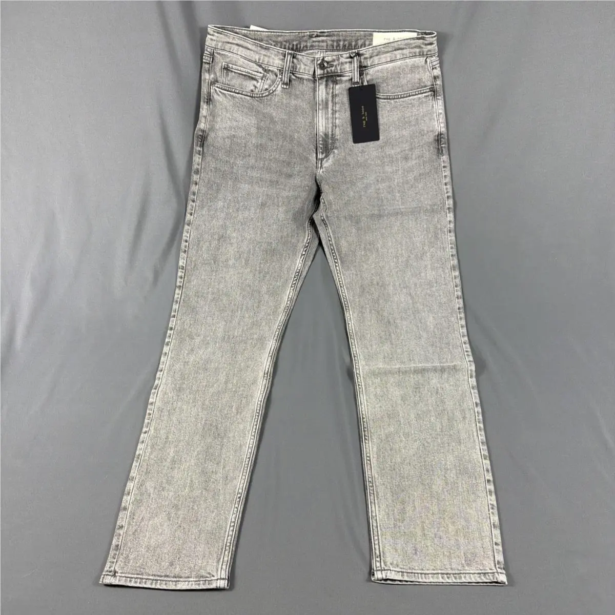 Rag Bone Jeans RB 2 Slim Fit 34 x 32 Stockbridge Cotton Spandex
