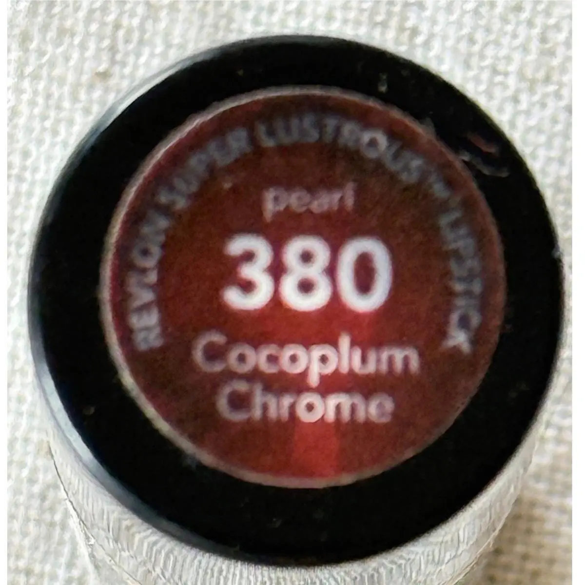 Revlon Super Lustrous Lipstick Pearl 380 Cocoplum Chrome Plum Rare