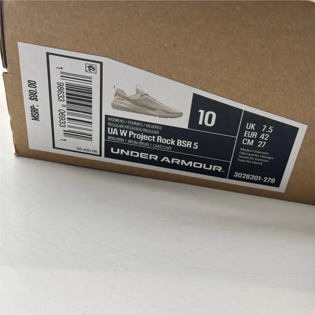 Under Armour shoes - Under Armour Project Rock BSR 5 - Brown 0
