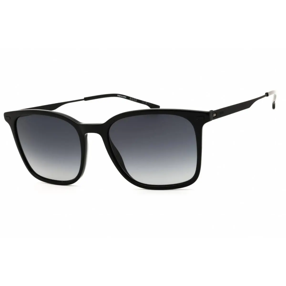Men`s Sunglasses Black Plastic Rectangular Full Rim 1694/S 0807 9O by Hugo Boss