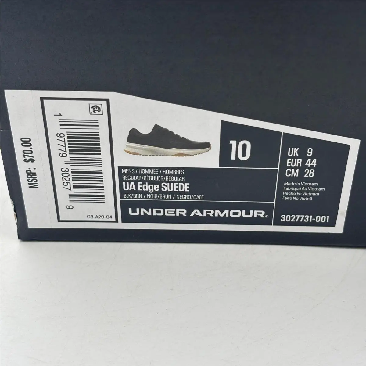 Under Armour shoes - UA Edge Suede - Edge Suede - Black 0