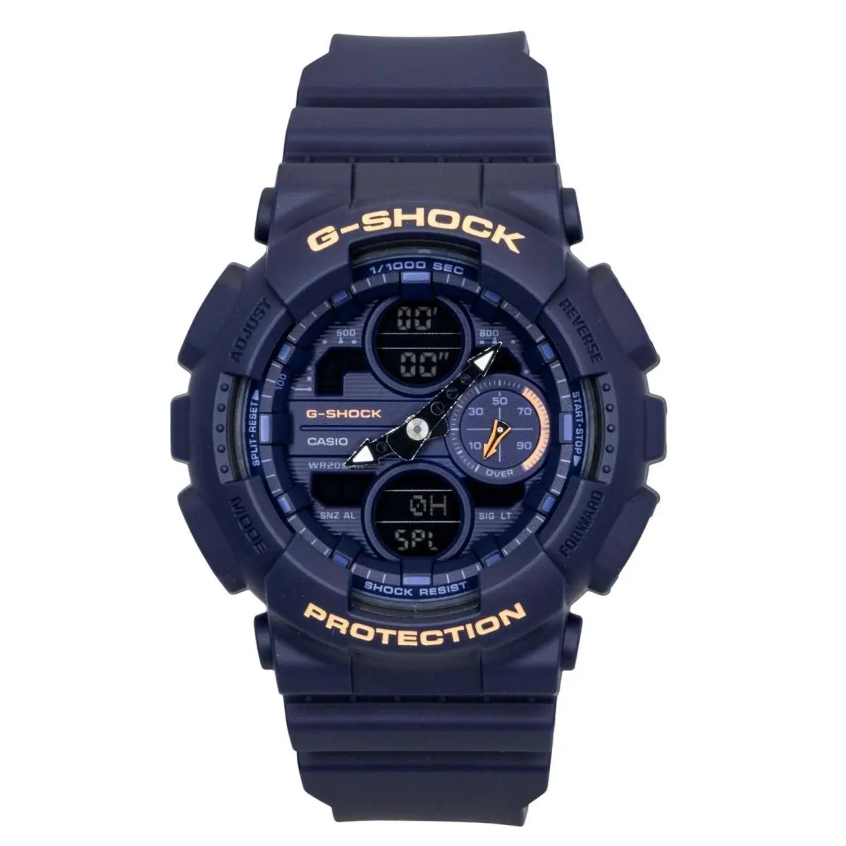 Casio G-shock Blue Dial Quartz Sports 200M Women`s Watch GMA-S140-2A2