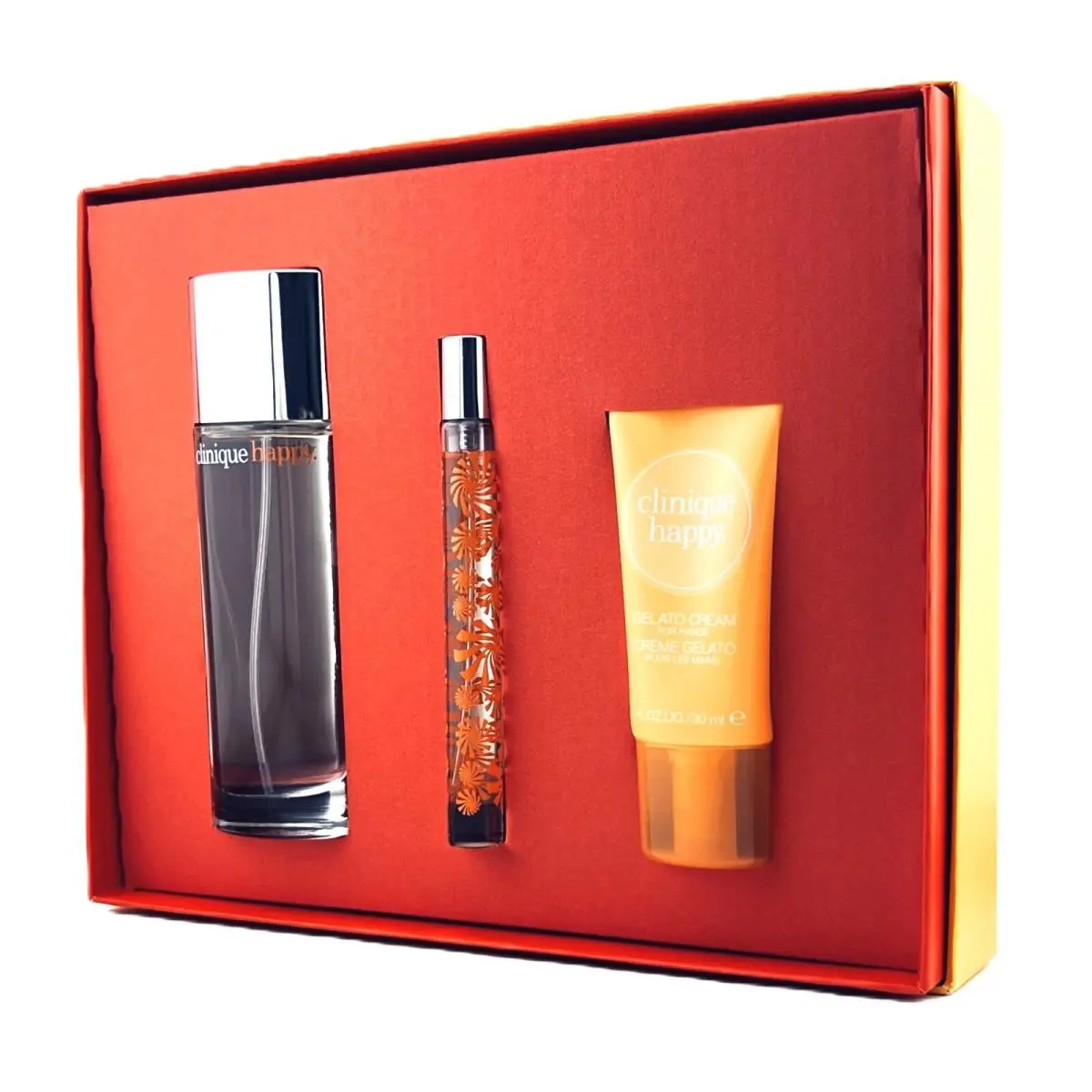 Clinique Wear It Be Happy 3pc Gift Set Perfume Spray + Hand Cream