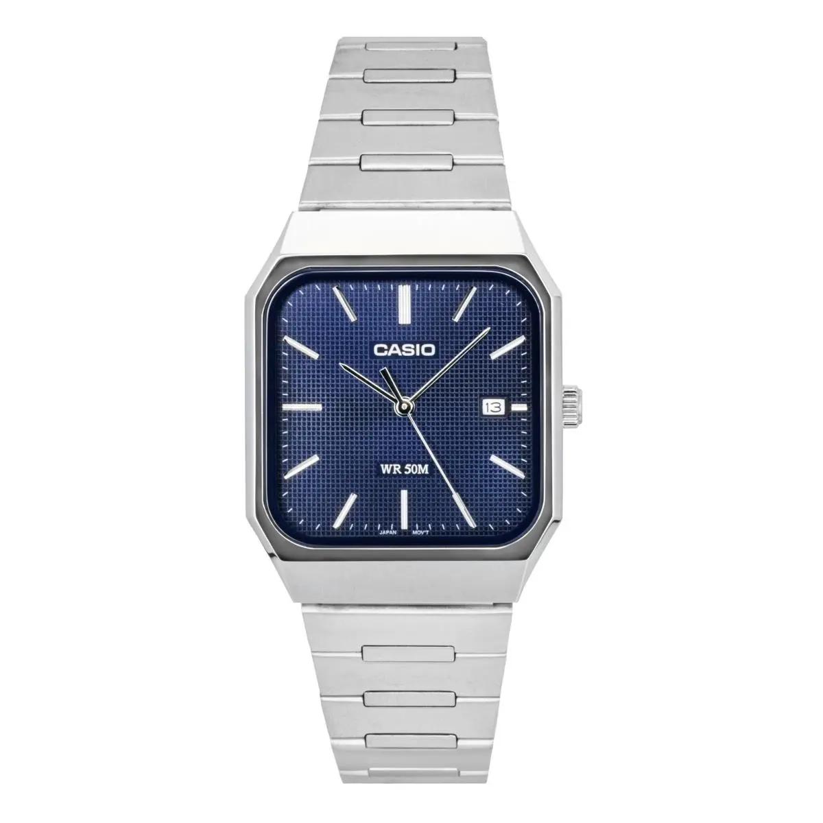 Casio Standard Blue Dial Quartz Casual 50M MTP-B185D-2A1V Men`s Watch