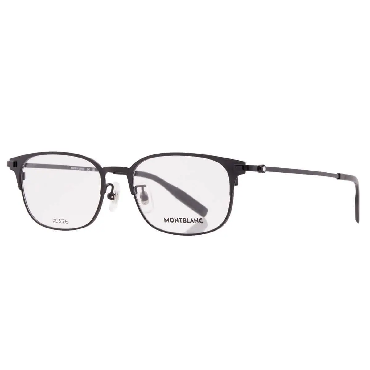 Montblanc Demo Rectangular Men`s Eyeglasses MB0377OJ 001 54 MB0377OJ 001 54