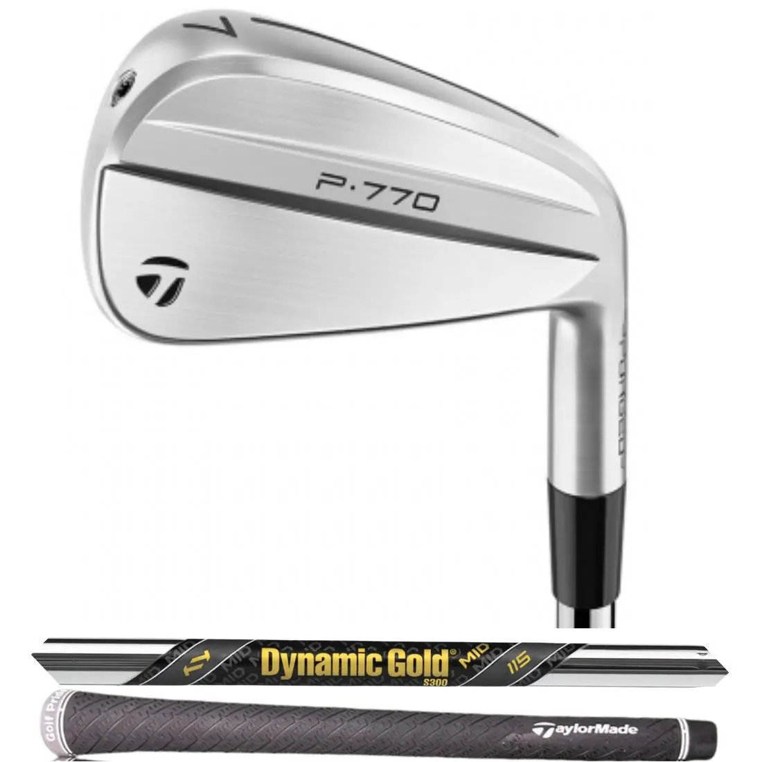 Taylormade 2025 P770 4-PW Iron Set Dynamic Gold 115 Mid S300 Stiff Flex