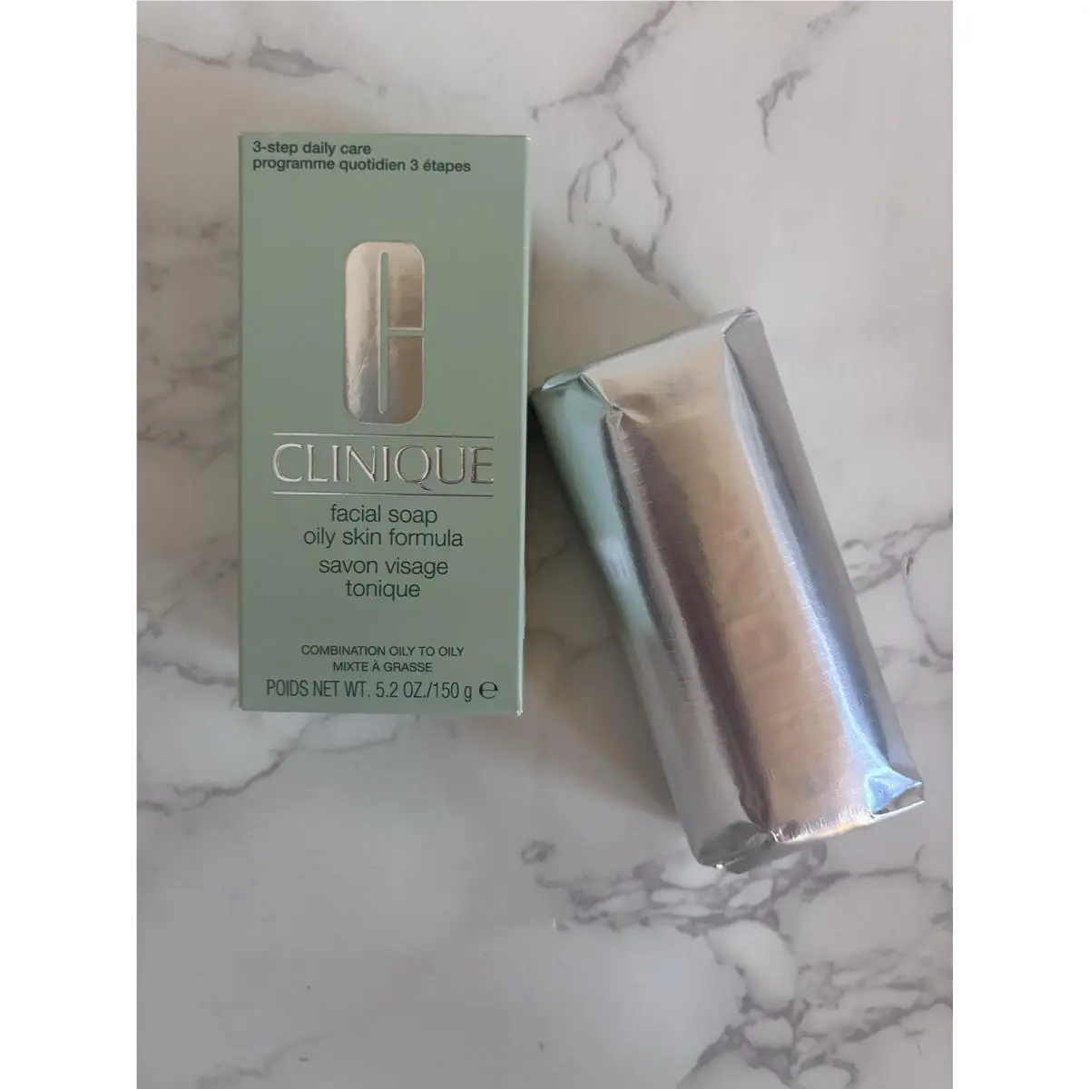 Clinique Facial Soap Bar Oily Skin Formula 5.2oz/150gm Full Size