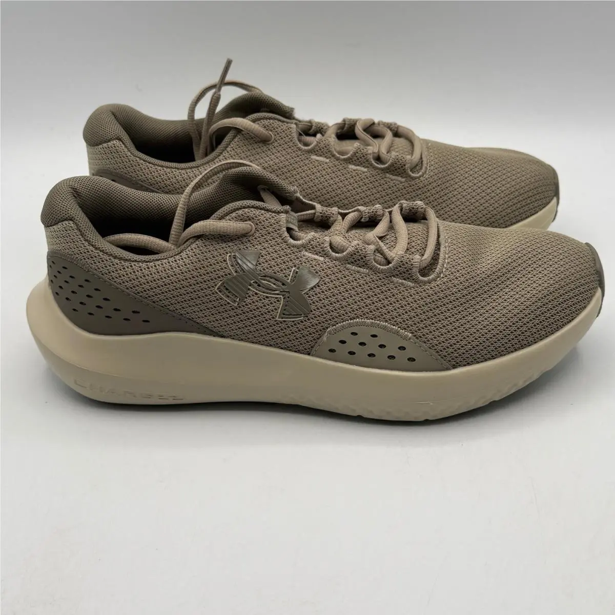Under Armour Charged Surge 4 Shoes Mens Size 8 Brown Running 3027000-203
