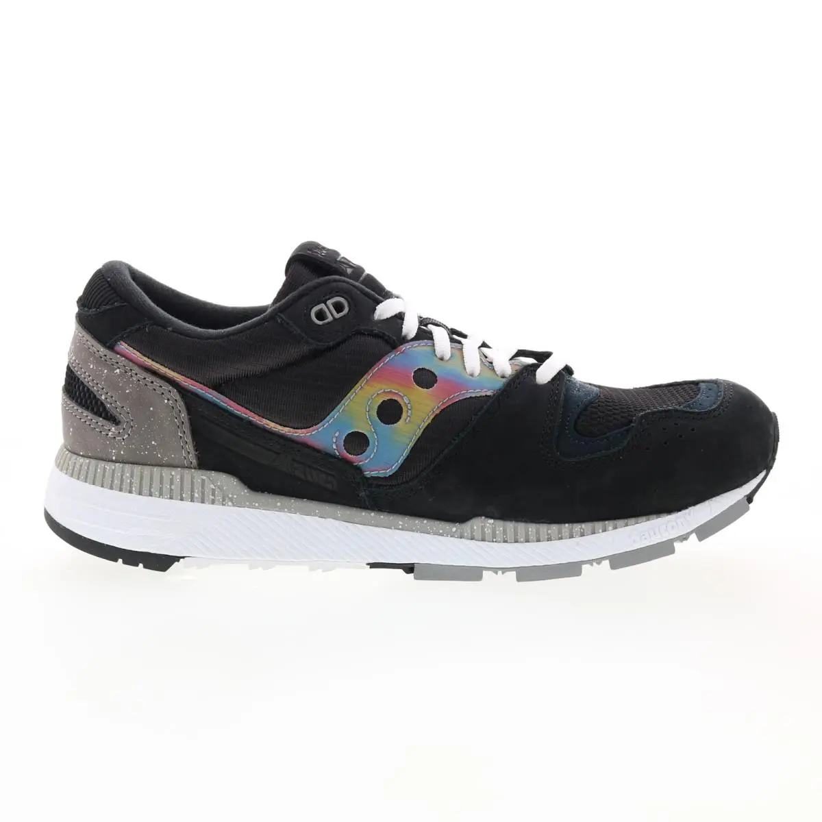 Saucony Azura S70494-2 Mens Black Suede Lace Up Lifestyle Sneakers Shoes 12
