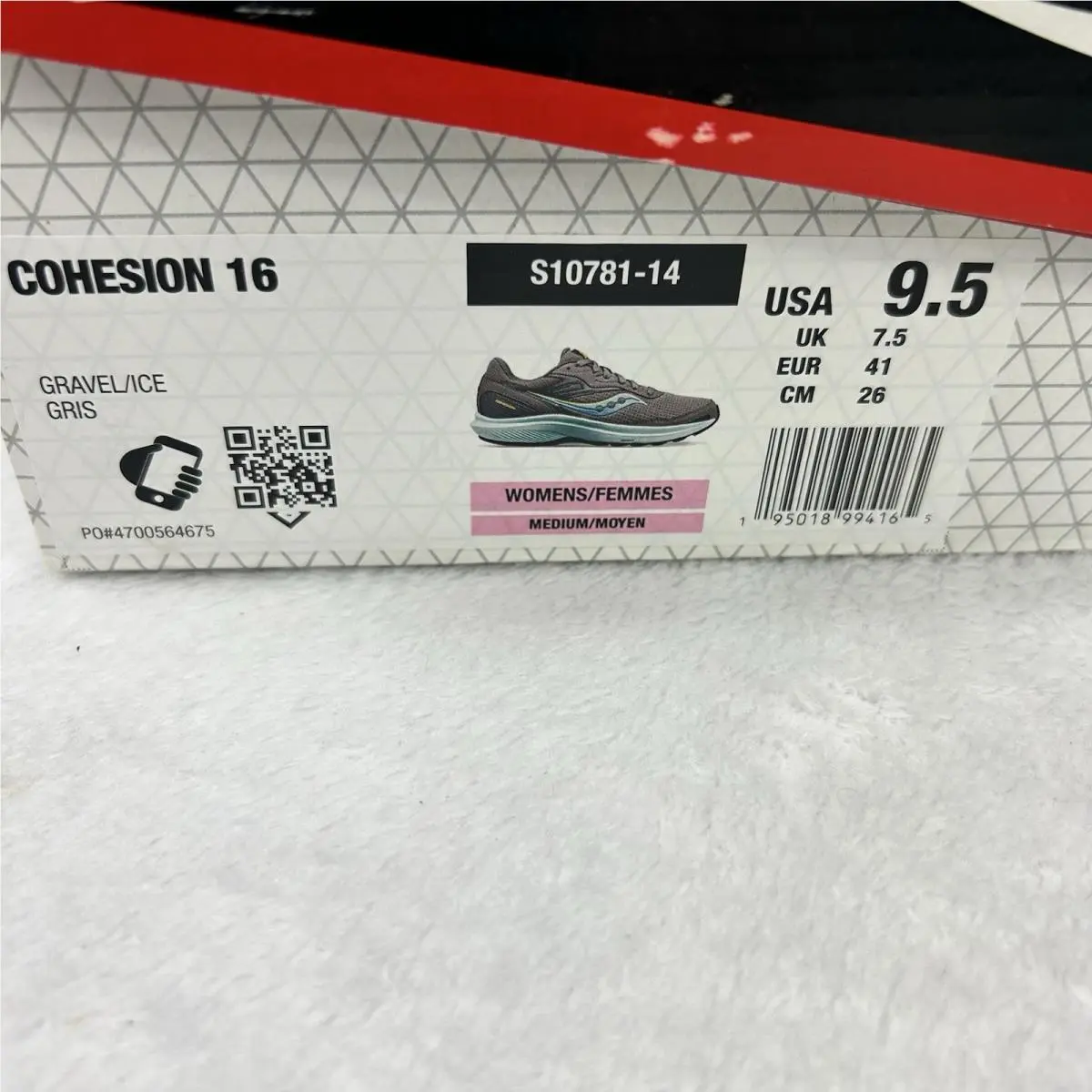 Saucony shoes - Saucony Cohesion 16 - Cohesion - S10781-14 - Blue (UPC: 0195018994165) 12