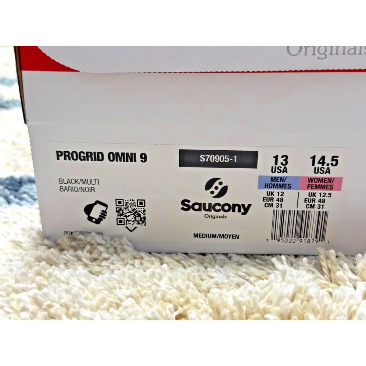 Saucony shoes - Saucony Progrid Omni 9 - Progrid Omni - S70905-1 - Black 8