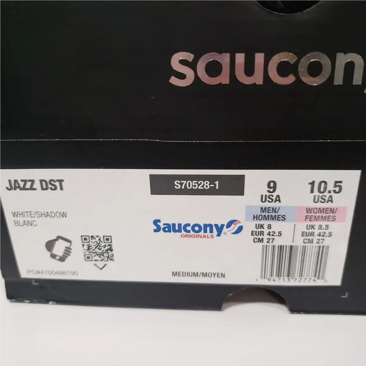 Saucony shoes - Saucony Shadow 10 - Shadow - White (UPC: 0194713727740) 0
