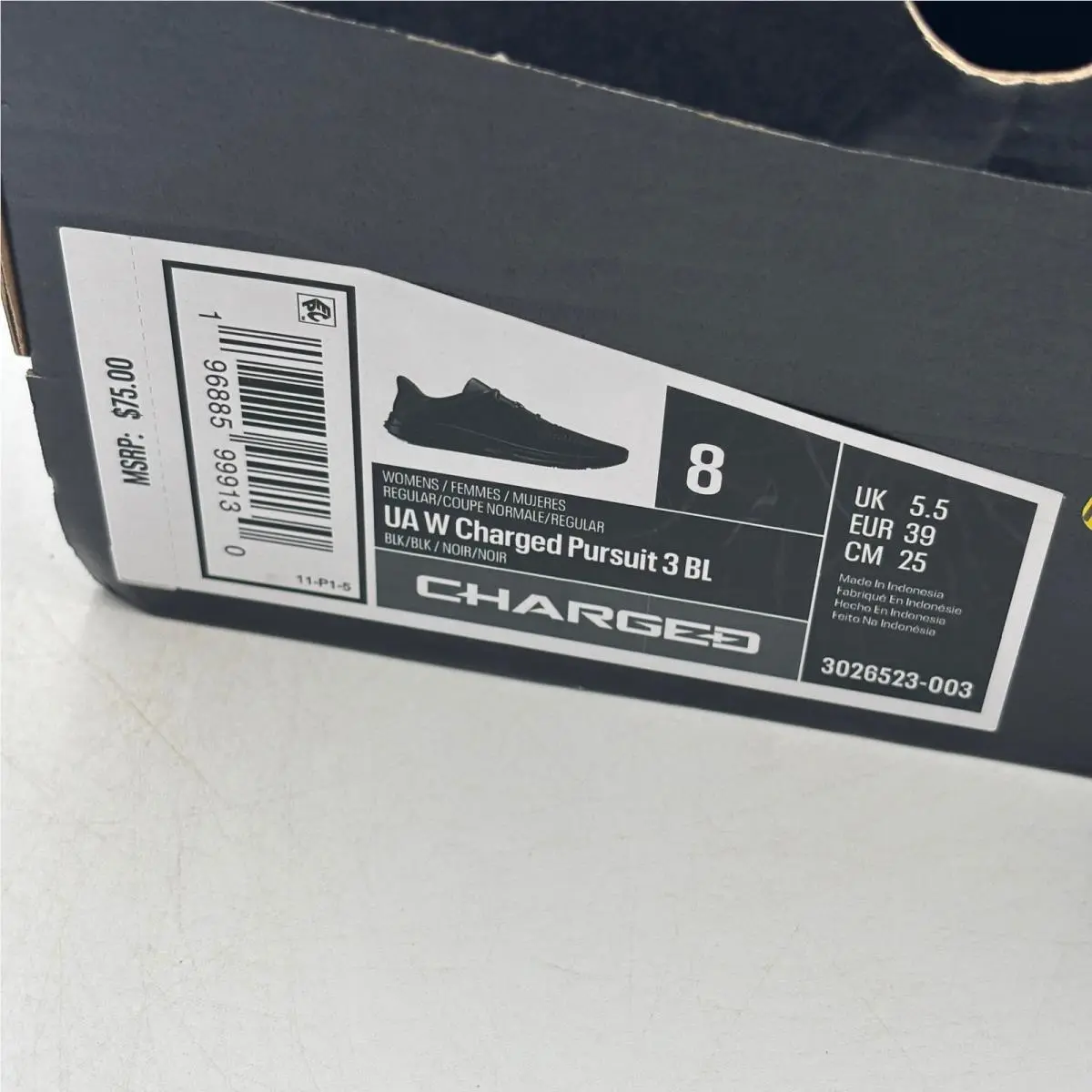 Under Armour shoes - Under Armour Charged Pursuit 3 BL - Black 0