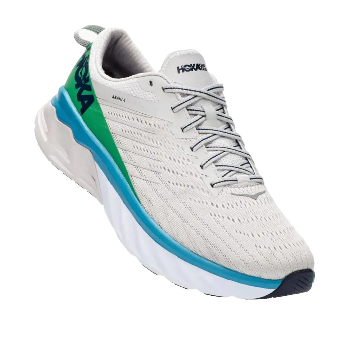 Hoka Men`s Arahi 4 Walking Running Shoes 11 US Extremely Rare Color - Lunar Rock/nimbus Cloud