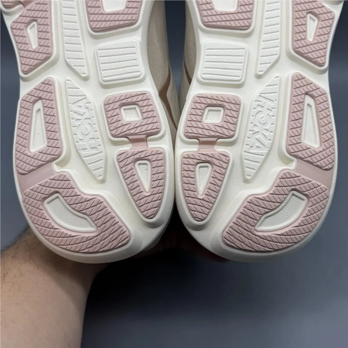 Hoka shoes - Hoka One One Bondi 9 - 1162012 OSG - Oat Milk/Rose Gold (UPC: 0198605654435) 8