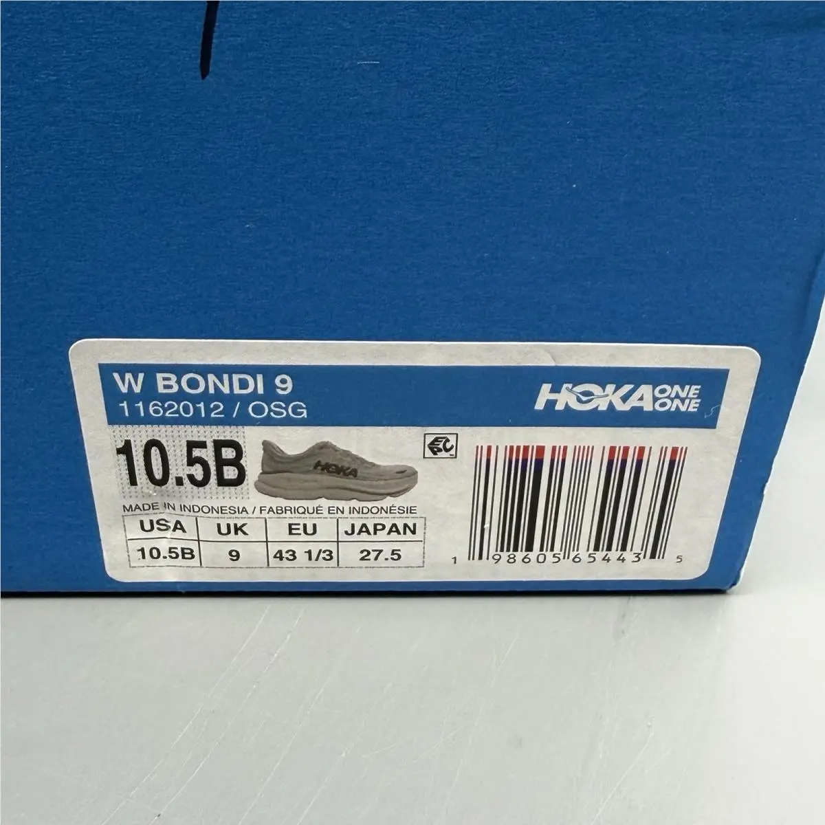 Hoka shoes - Hoka One One Bondi 9 - 1162012 OSG - Oat Milk/Rose Gold (UPC: 0198605654435) 12