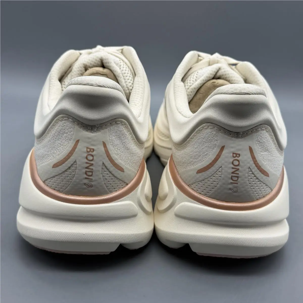 Hoka shoes - Hoka One One Bondi 9 - 1162012 OSG - Oat Milk/Rose Gold (UPC: 0198605654435) 2