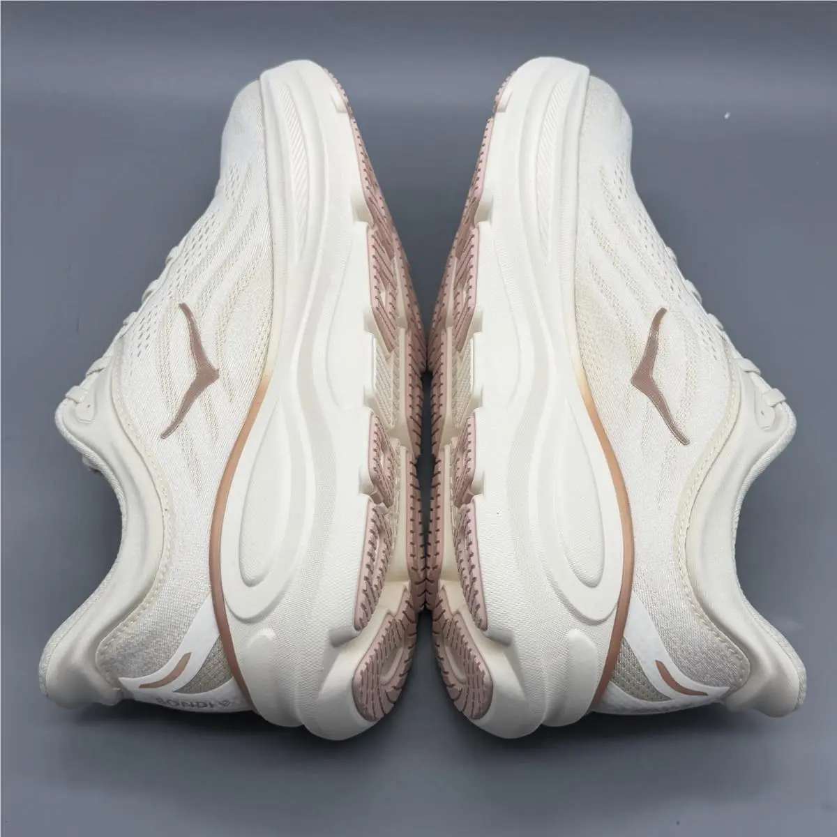 Hoka shoes - Hoka One One Bondi 9 - 1162012 OSG - Oat Milk/Rose Gold (UPC: 0198605654435) 3