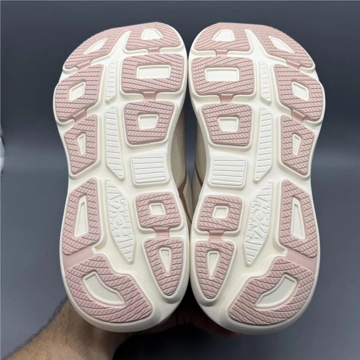 Hoka shoes - Hoka One One Bondi 9 - 1162012 OSG - Oat Milk/Rose Gold (UPC: 0198605654435) 6