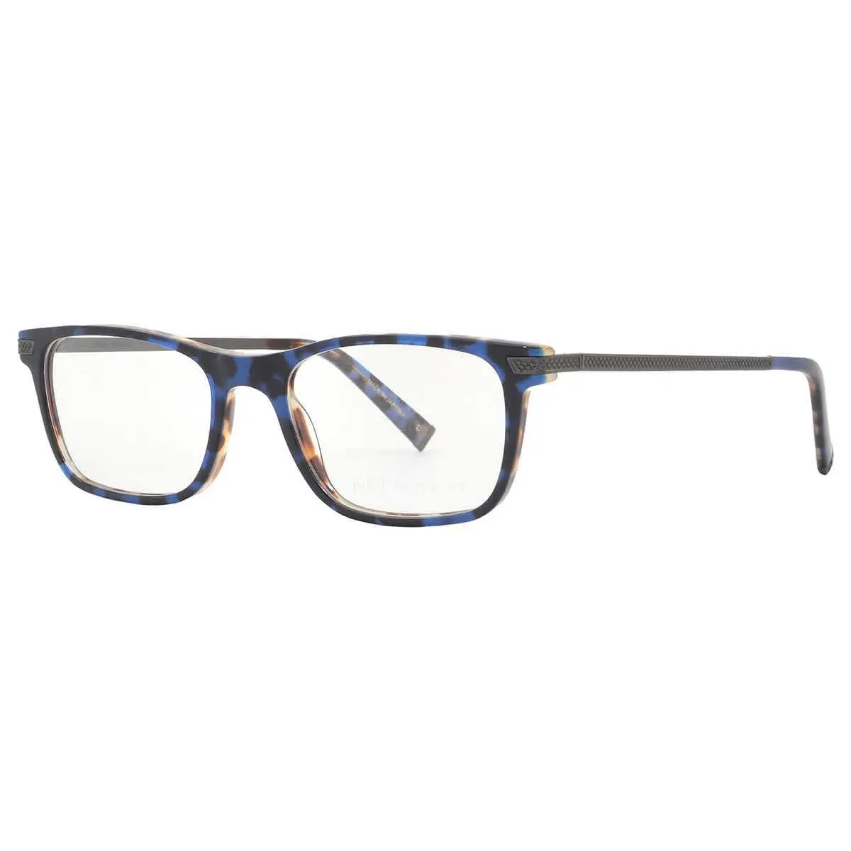 John Varvatos Demo Rectangular Men`s Eyeglasses V412 0BLE 54 V412 0BLE 54