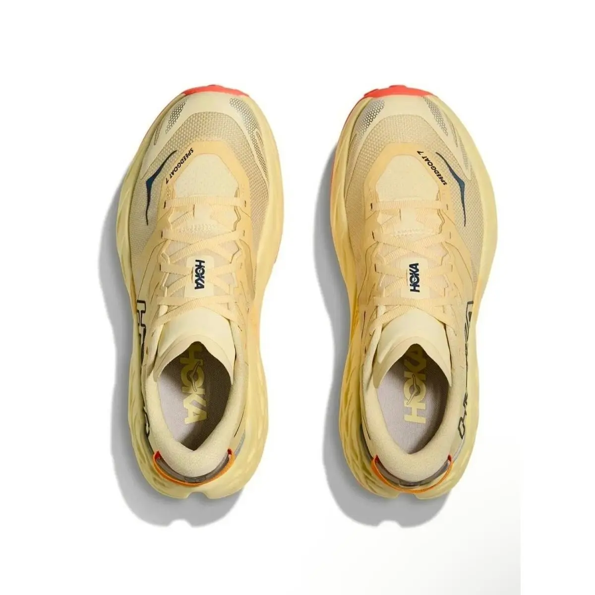 Hoka shoes - Hoka Speedgoat 7 - Speedgoat - 1171929-VWN - Yellow, Orange, Neon Flame, Vintage Yellow (UPC: 198605521553) 2