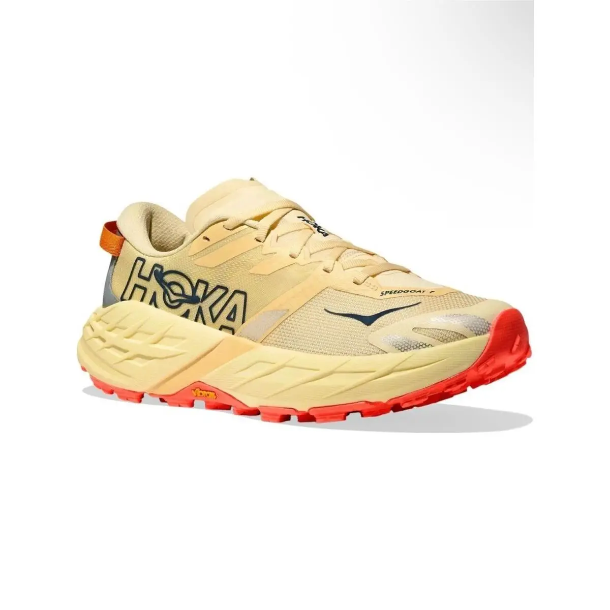 Hoka shoes - Hoka Speedgoat 7 - Speedgoat - 1171929-VWN - Yellow, Orange, Neon Flame, Vintage Yellow (UPC: 198605521553) 0