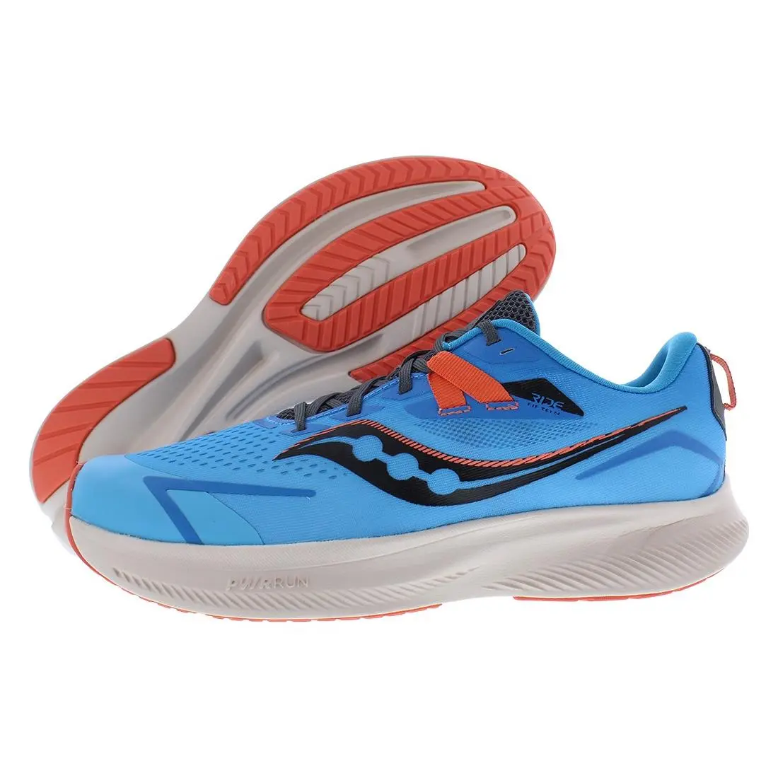 Saucony Ride 15 GS Girls Shoes Size 6.5 Color: Ocean/shadow