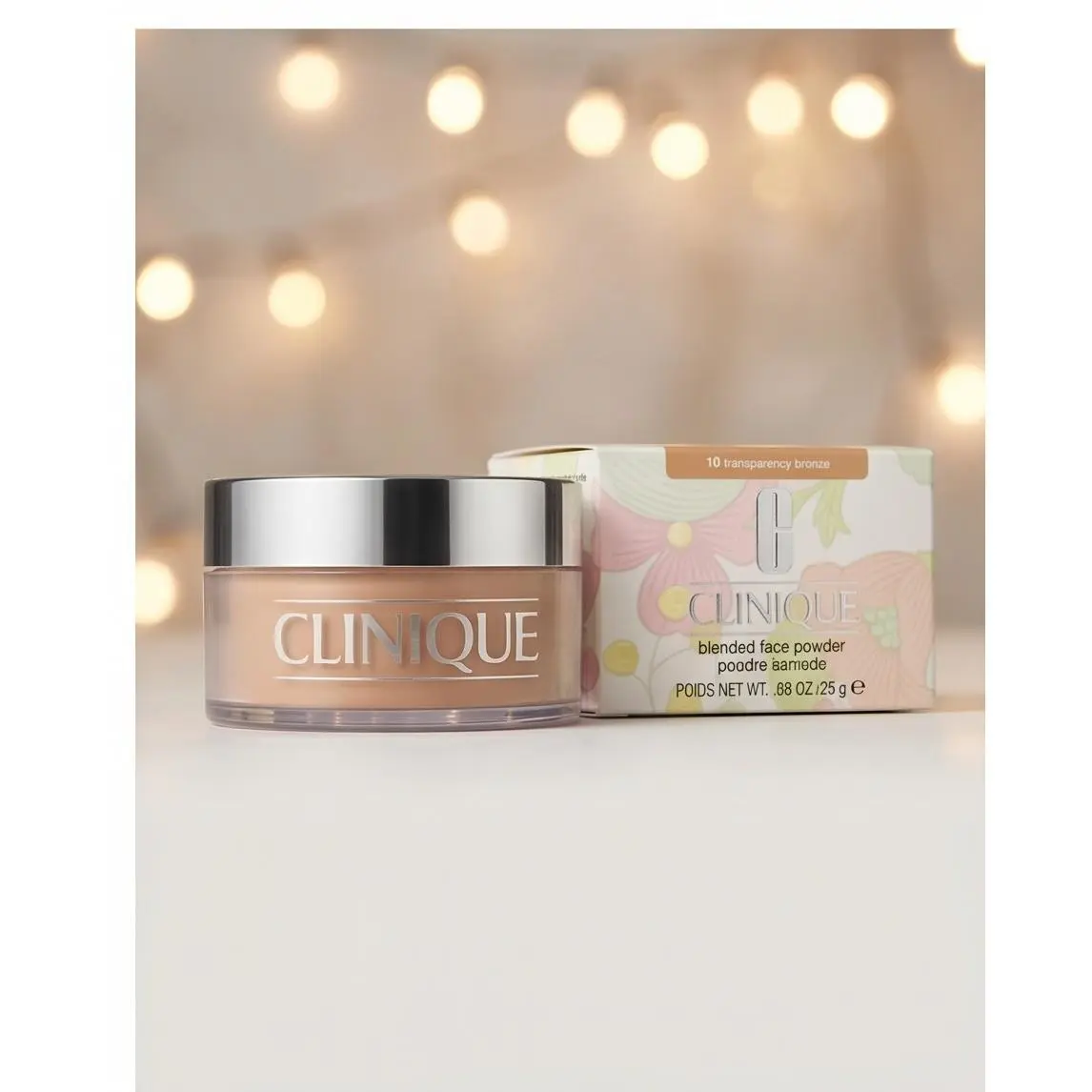 Clinique Blended Face Powder 10 Transparency Bronze Loose Makeup .88oz 25g