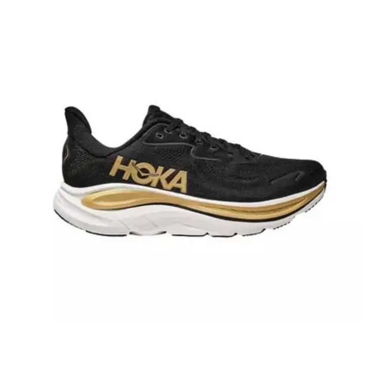 Hoka One One Hoka Clifton Men’s Black Gold Size 10.5D 1162030/BKGD