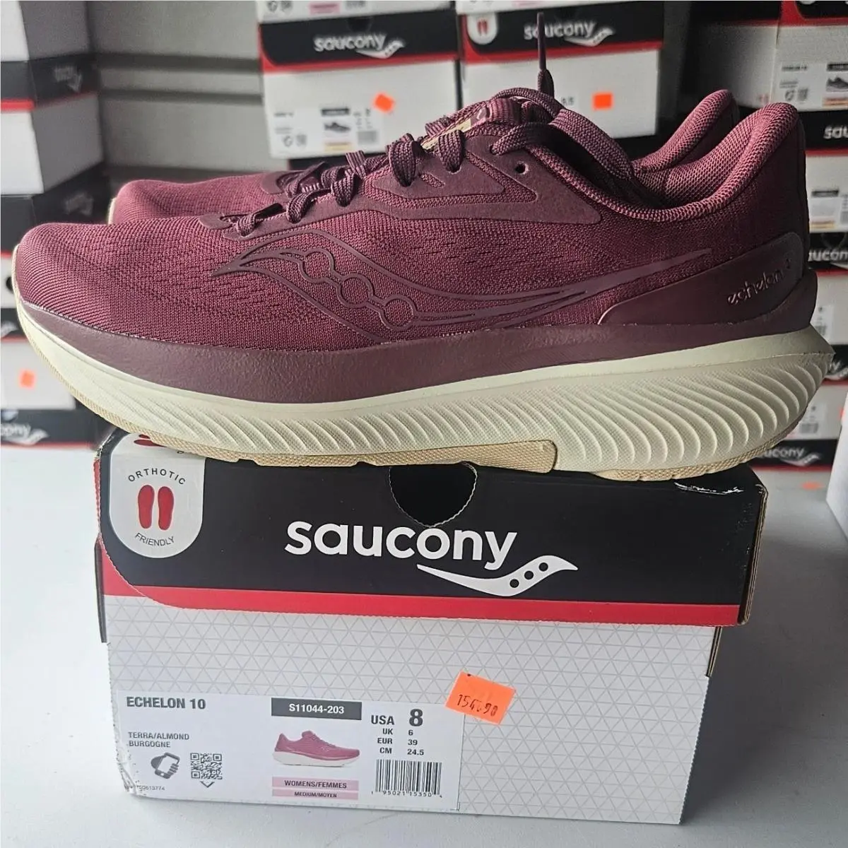 Saucony Echelon 10 Womens Running Shoes Terra Almond S11044-203 Size 8 Medium