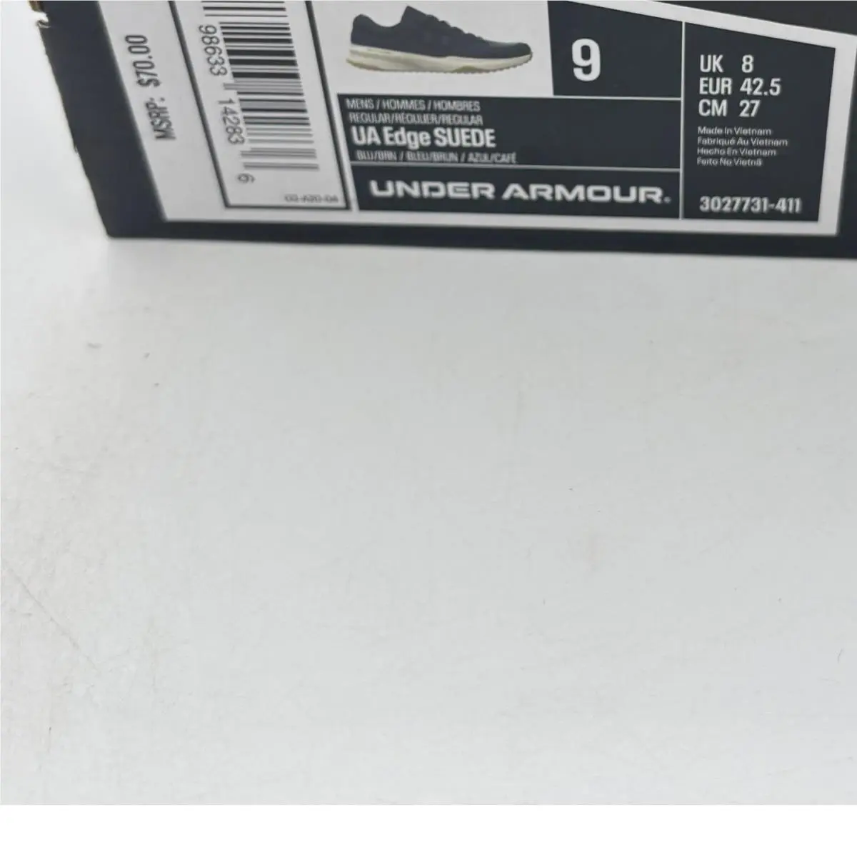 Under Armour shoes - UA Edge Suede - Edge Suede - Blue 0