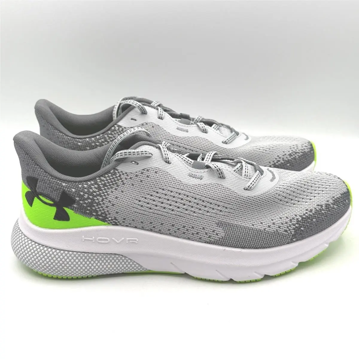 Under Armour Hovr Turbulence 2 Mens 10 Grey Green Running Shoes 3026520-011