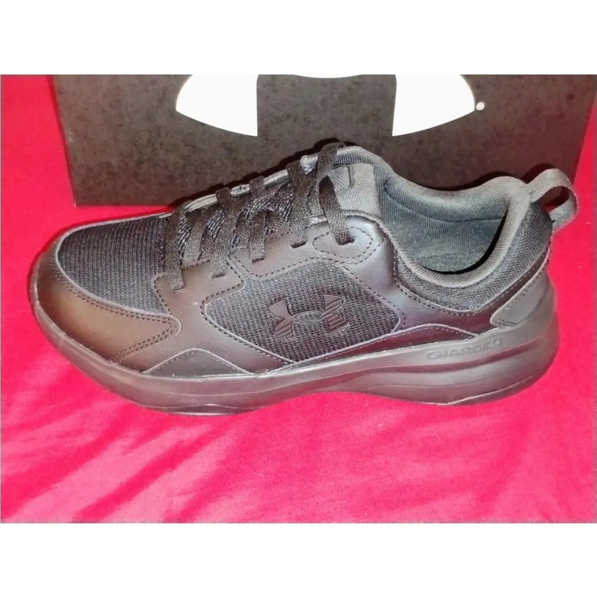 Under Armour shoes - Under Armour Charged Edge Wide 4E - 3026860 - Black 5