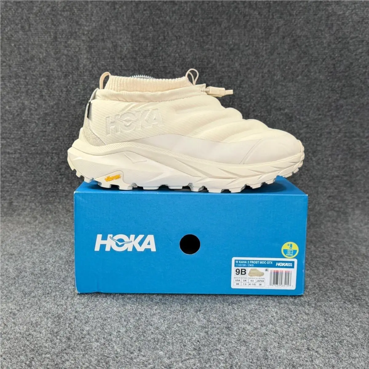 Hoka Kaha 2 Frost Moc Gtx Shoes Women`s 9 Oat Milk Sesame Gore-tex Waterproof