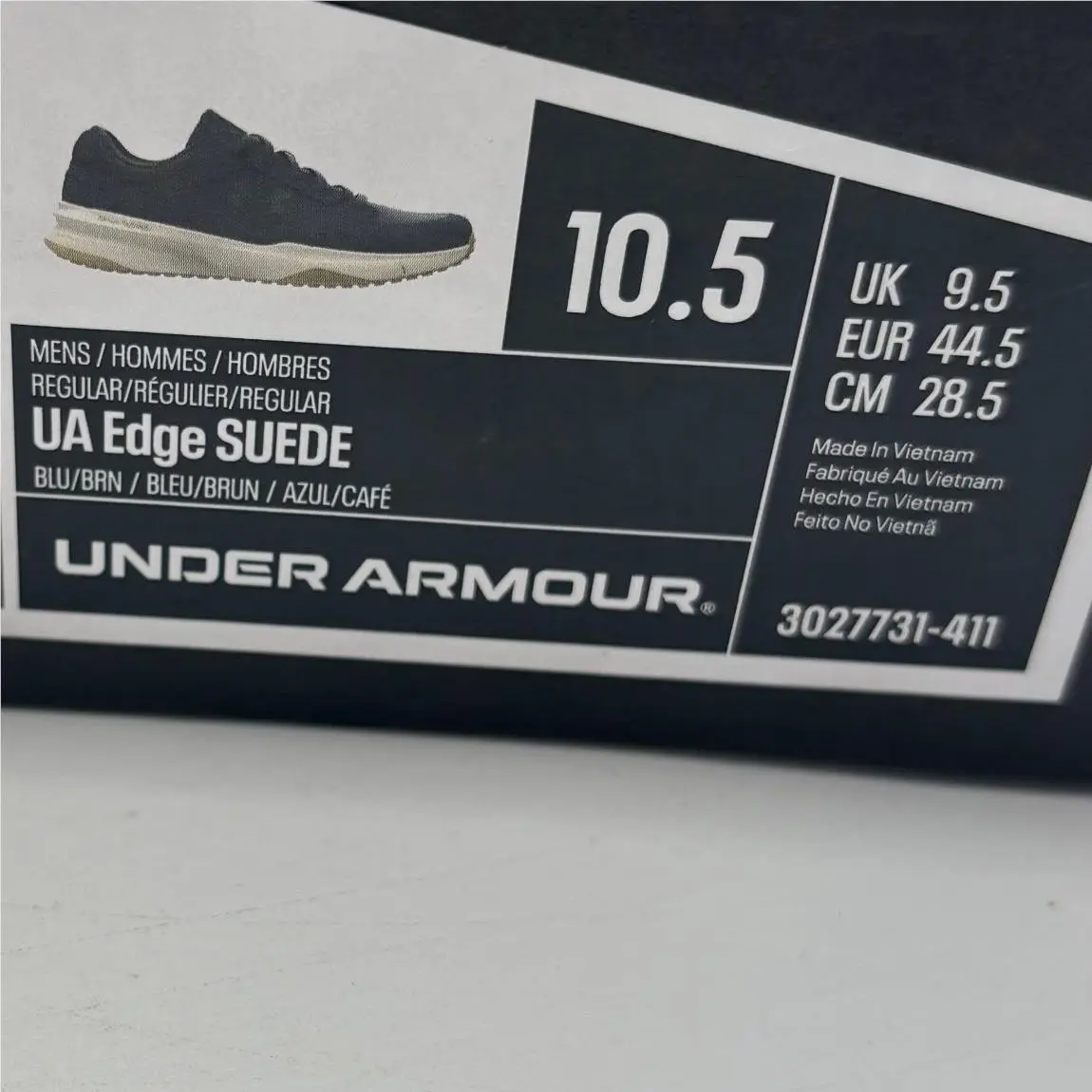 Under Armour shoes - UA Edge Suede - Edge Suede - Blue 0