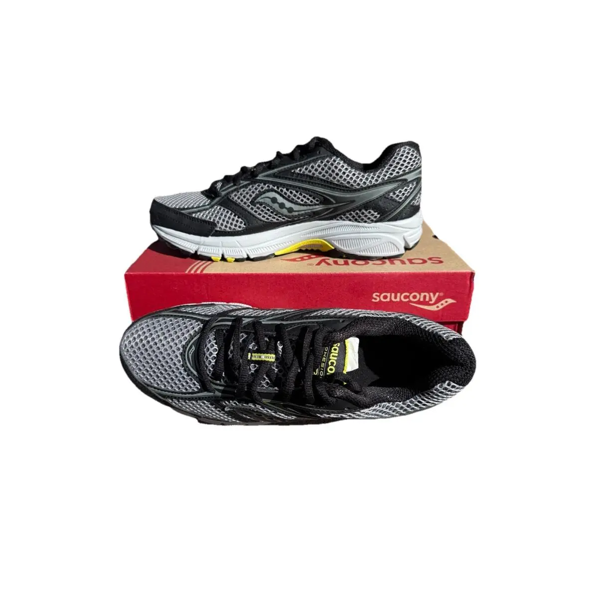 Saucony Cohesion TR8 Running Shoe Black Grey Men’s Size 8