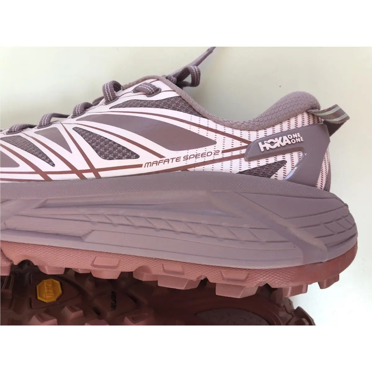 Hoka shoes - Hoka One One Mafate Speed 2 - 1172370 CVC - Classic Mauve/Carnation (UPC: 198605119842) 8