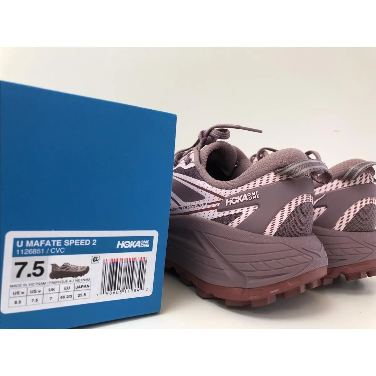 Hoka shoes - Hoka One One Mafate Speed 2 - 1172370 CVC - Classic Mauve/Carnation (UPC: 198605119842) 5