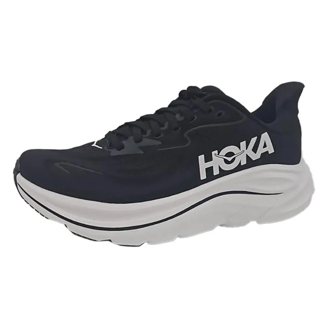Hoka Clifton 10 Wide Womens Shoes Size 8.5 Color: Black/white