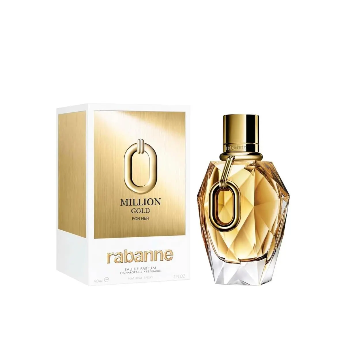 Million Gold  Eau de Parfum For Women – 3 oz / 90 ml by Paco Rabanne