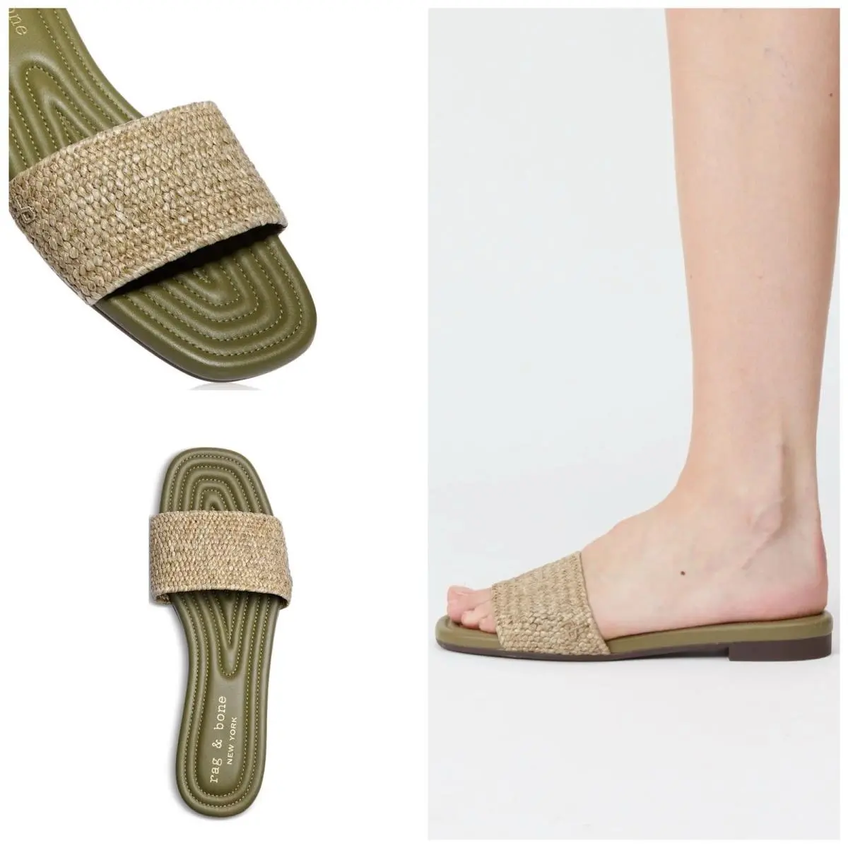 Rag Bone Ellie Slide In Loden Size: 37.5 US 7.5