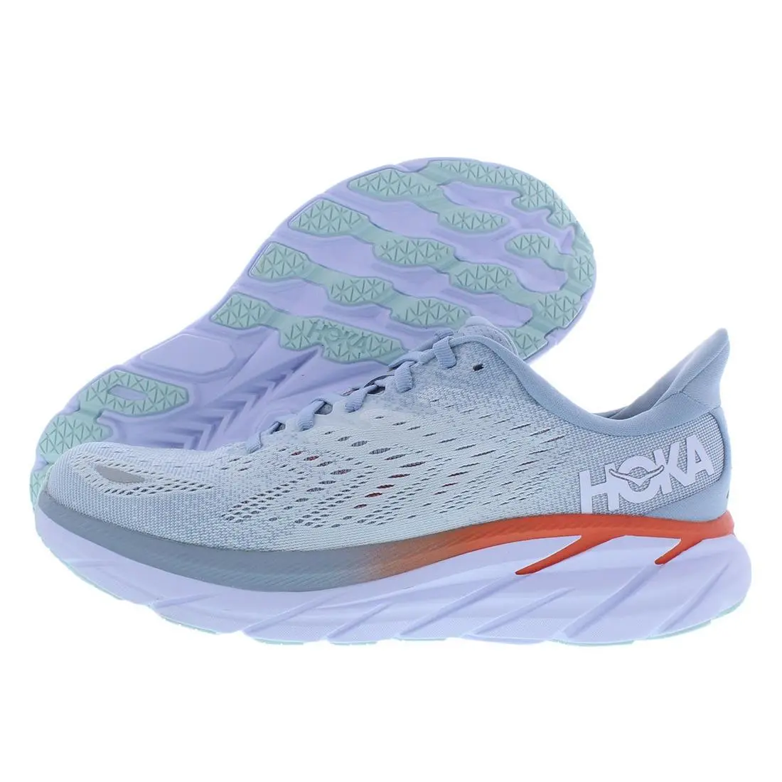 Hoka Clifton 8 Womens Shoes Size 7 Color: Blue Fog/plein Air